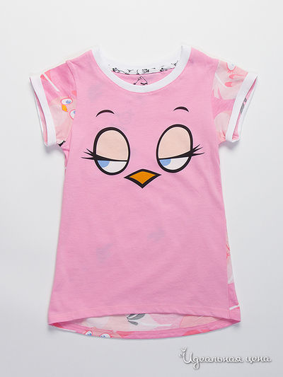 Туника Angry Birds, цвет розовый