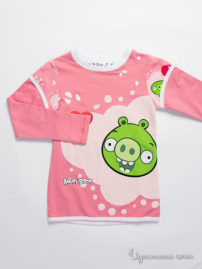 Джемпер Angry Birds, цвет розовый