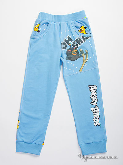 Брюки Angry Birds, цвет голубой