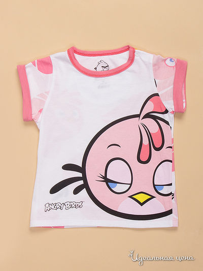 Футболка Angry Birds, цвет Белый