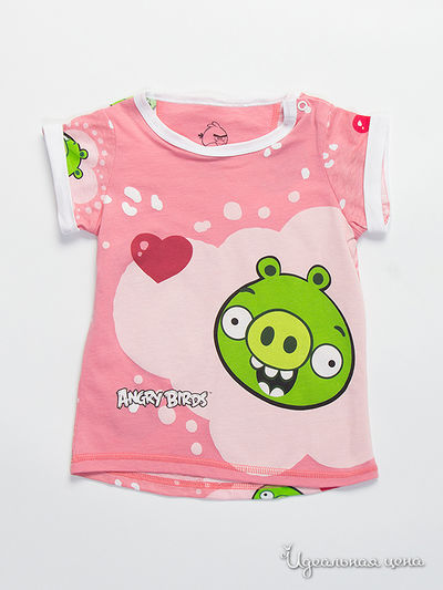Туника Angry Birds, цвет розовый