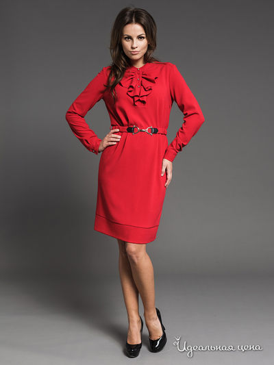 Платье E. Levy, цвет красный