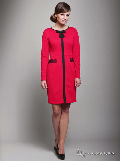 Платье E. Levy, цвет красный