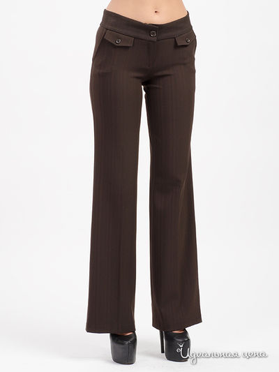 Брюки Zalumiere, цвет Коричневый