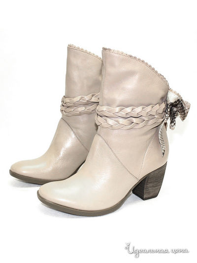 Полусапоги Klimini, цвет серо-бежевый