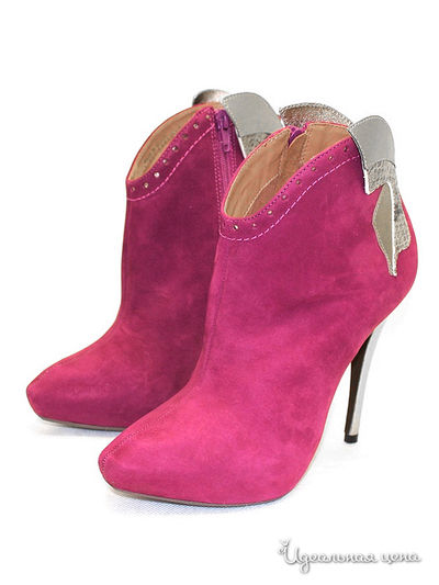 Ботильоны Klimini, цвет бордовый
