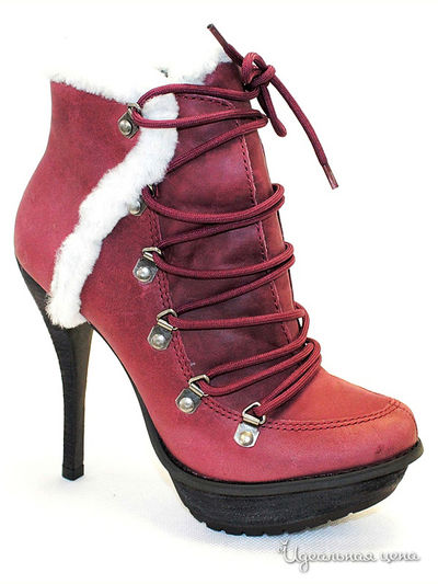 Ботильоны Capriccio, цвет Бордо