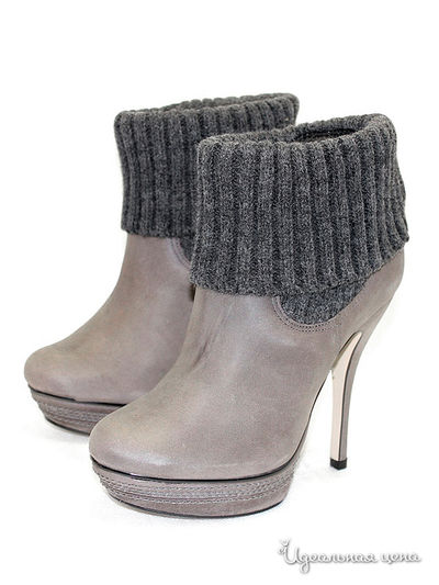 Ботильоны Capriccio, цвет серый