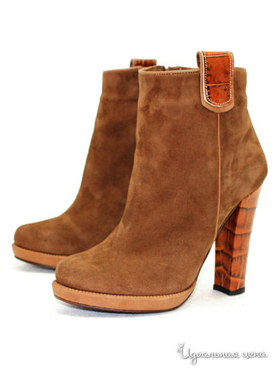 Ботильоны Klimini, цвет рыжий