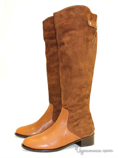 Сапоги Klimini, цвет коньячный