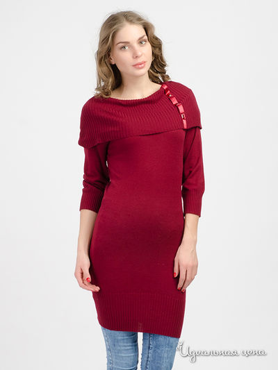 Платье Apriori, цвет бордовый