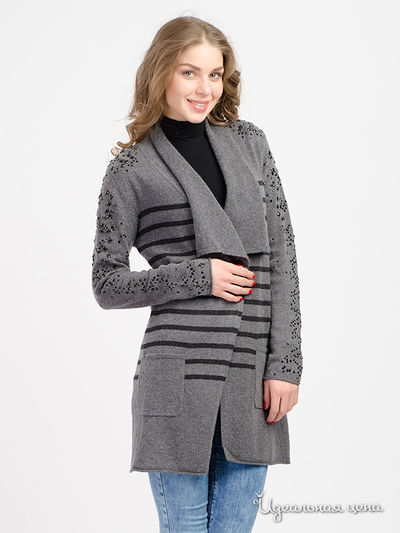 Свитер Luisa Cerano, цвет серый, черный