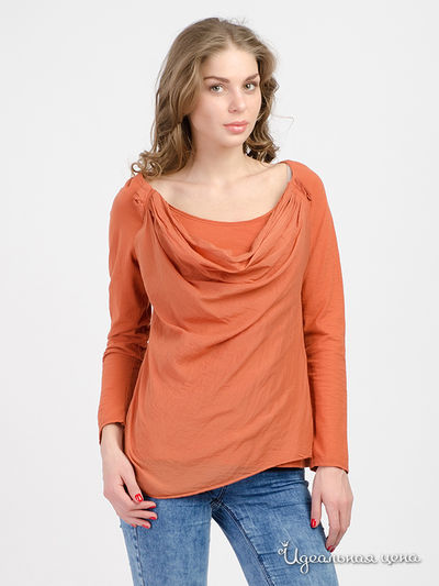 Пуловер Rinascimento, цвет терракотовый