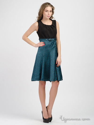 Платье Rinascimento, цвет черный, зеленый