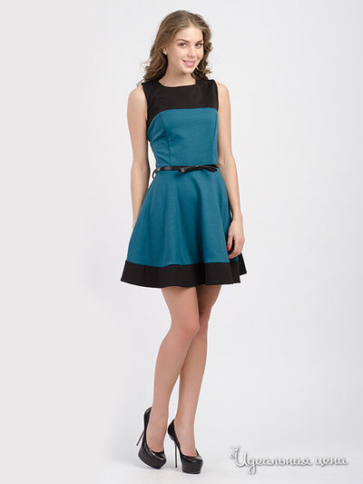 Платье Rinascimento, цвет черный, синий