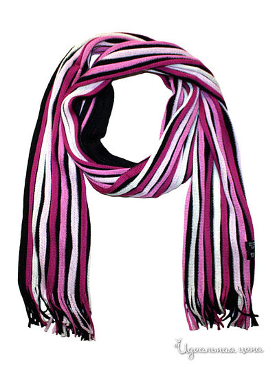 Шарф Passigatti, цвет розовый, белый, черный