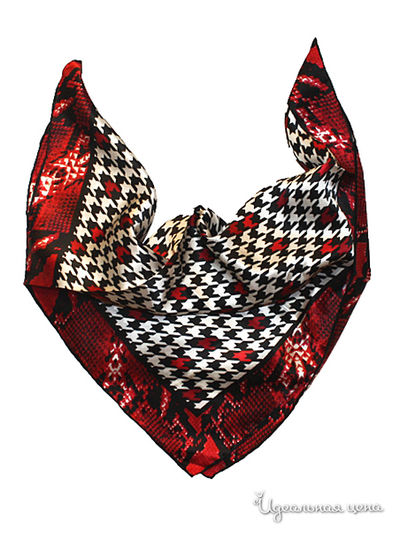 Платок Passigatti, цвет красный, белый, черный