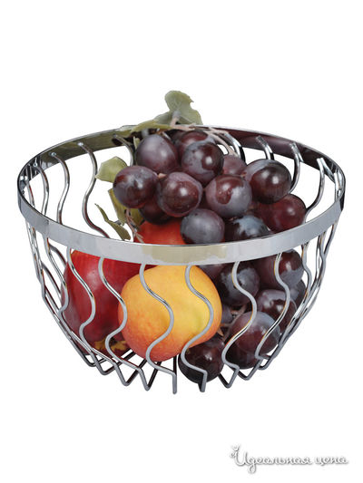 Фруктовница, 24х14 см Regent, цвет металл