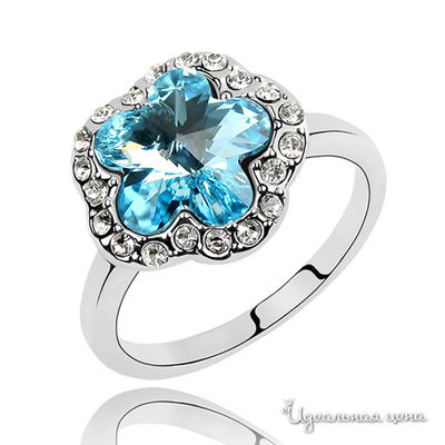 Кольцо Lucky Line, цвет светлый сапфир