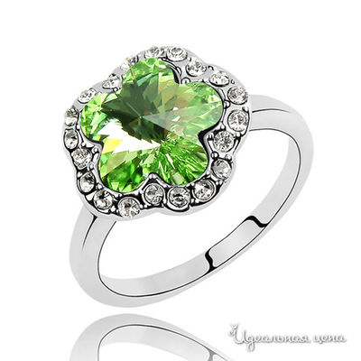 Кольцо Lucky Line, цвет хризолит