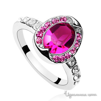 Кольцо Lucky Line, цвет фуксия