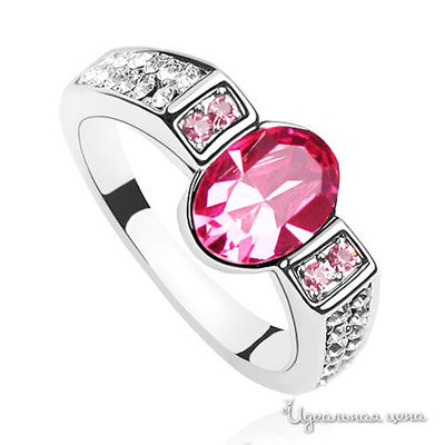 Кольцо Lucky Line, цвет розовое