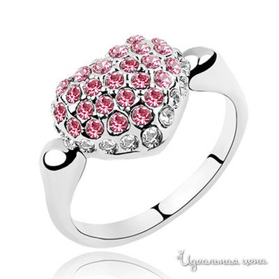 Кольцо Lucky Line, цвет светло-розовый