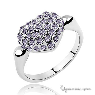 Кольцо Lucky Line, цвет фиолетовый