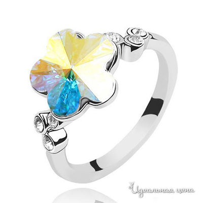 Кольцо Lucky Line, цвет северное сияние