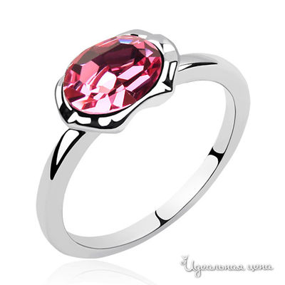 Кольцо Lucky Line, цвет светло-розовый