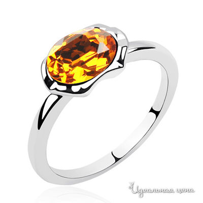 Кольцо Lucky Line, цвет оранжевое