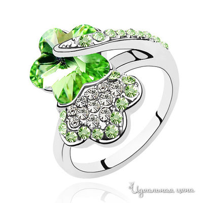 Кольцо Lucky Line, цвет хризолит