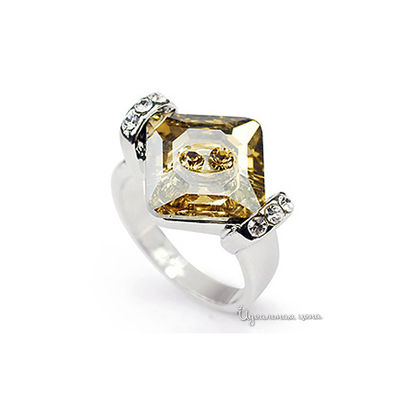 Кольцо Lucky Line, цвет светло-желтое