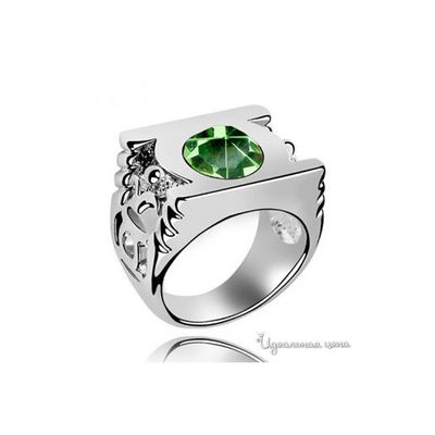 Кольцо Lucky Line, цвет Зеленый