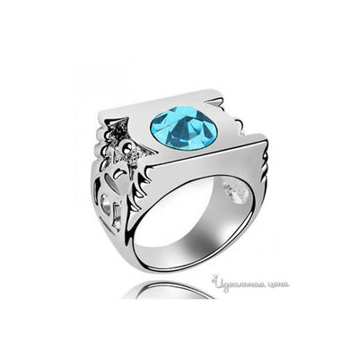 Кольцо Lucky Line, цвет светлый сапфир