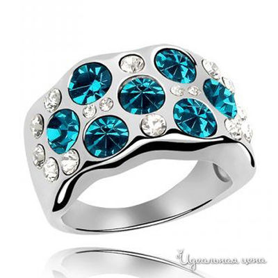 Кольцо Lucky Line, цвет зеленое