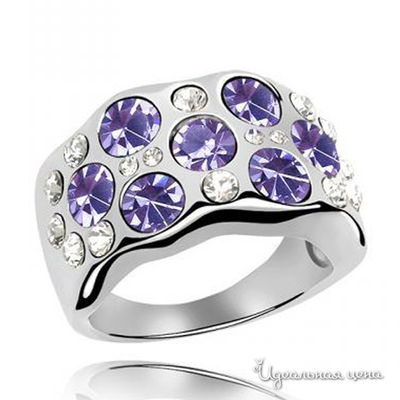 Кольцо Lucky Line, цвет фиолетовый