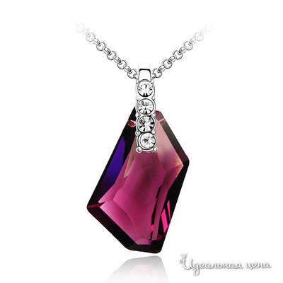 Кулон Lucky Line, цвет фуксия