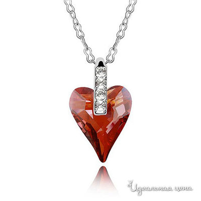 Кулон Lucky Line, цвет красное дерево