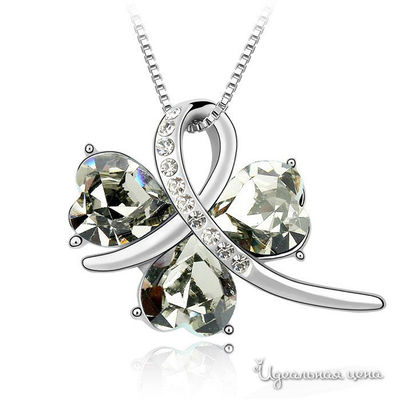 Кулон Lucky Line, цвет черный бриллиант