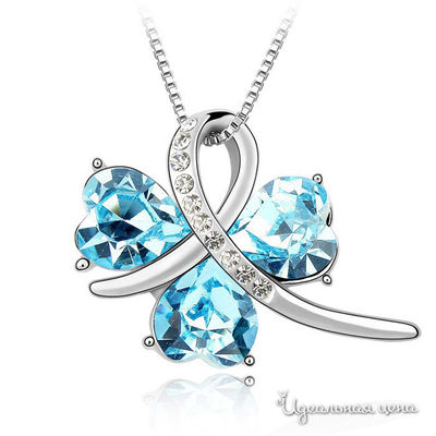 Кулон Lucky Line, цвет светлый сапфир