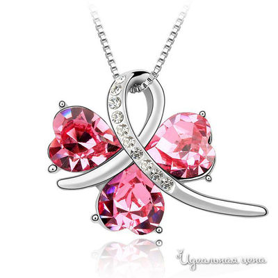 Кулон Lucky Line, цвет розовый