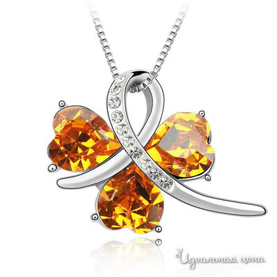 Кулон Lucky Line, цвет топаз