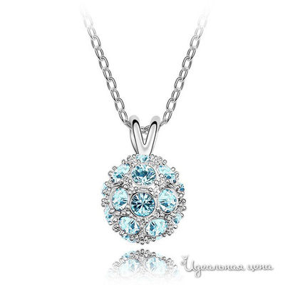 Кулон Lucky Line, цвет аквамарин