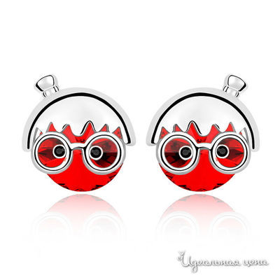 Серьга Lucky Line, цвет Красный