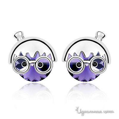 Пусеты Lucky Line, цвет фиолетовые