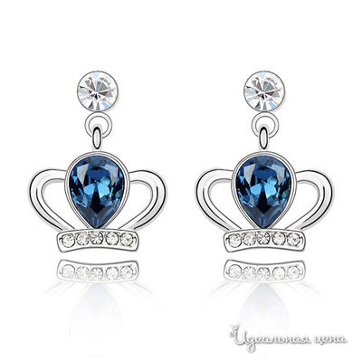 Пусеты Lucky Line, цвет синие