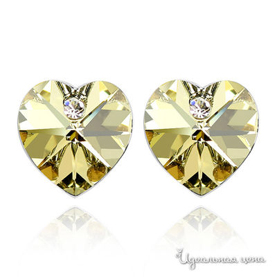 Пусеты Lucky Line, цвет светло-желтые