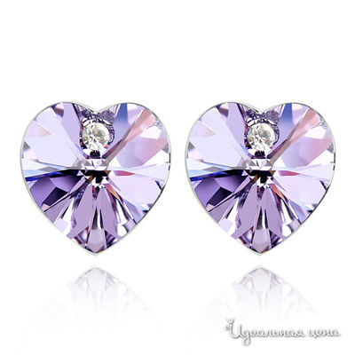 Серьга Lucky Line, цвет фиолетовый