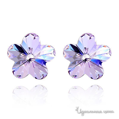 Серьга Lucky Line, цвет фиолетовый